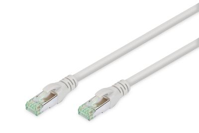 Digitus Netzwerk Kabel Kupfer CAT 8.1 S/FTP RJ45 St/St 1,00m grau