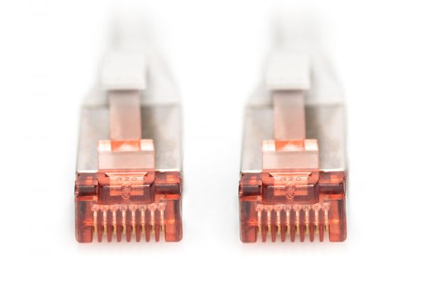 DIGITUS Patchkabel CAT 6 S-FTP, Länge 2,5 m, Farbe Grau