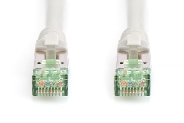 Digitus Netzwerk Kabel Kupfer CAT 8.1 S/FTP RJ45 St/St 1,00m grau
