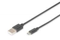 Vorschau: DIGITUS USB 2.0 Anschlusskabel, Typ A - micro B St/St, 1.8m