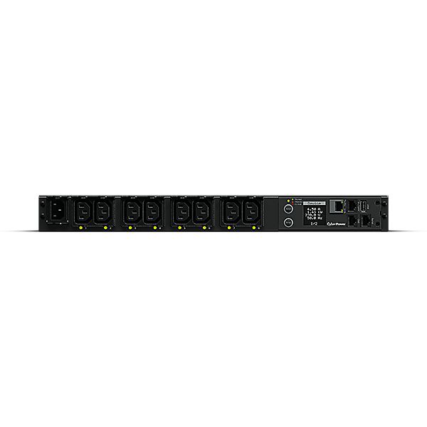 CyberPower PDU41004 Stromverteilereinheit (PDU) 1U Schwarz 8 AC-Ausgänge