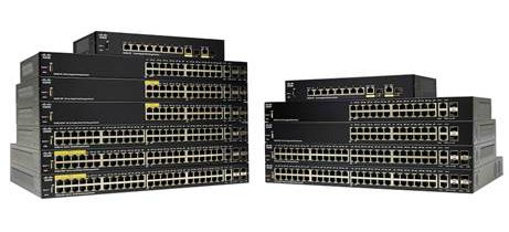 Cisco SMB Switch 24Port Gigabit + 2x Combo SFP Gigabit L2 Managed SG250-26-K9-EU