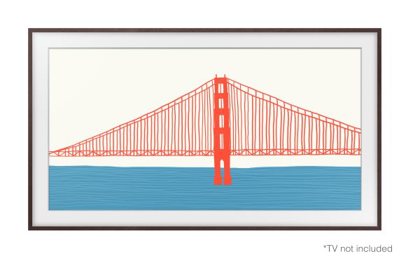 Samsung TV Z Wechselrahmen Braun für 65" Frame (2021)