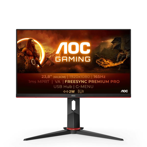 AOC 24G2SU/BK - Gaming LED-Monitor