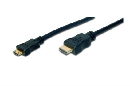 DIGITUS HDMI High Speed Anschlusskabel, Type-C - Typ A St/St, 2.0m