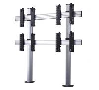 Vorschau: B-TECH VideoWall Stand BT8372-2x2/BS (Bodenverschraubt)