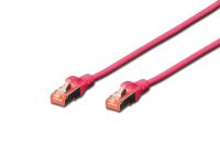 Vorschau: DIGITUS Patchkabel CAT 6 S-FTP, Länge 1 m, Farbe Magenta