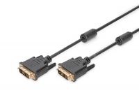 Vorschau: DIGITUS DVI Anschlusskabel, DVI(18+1), 2x Ferrit St/St, 5.0m