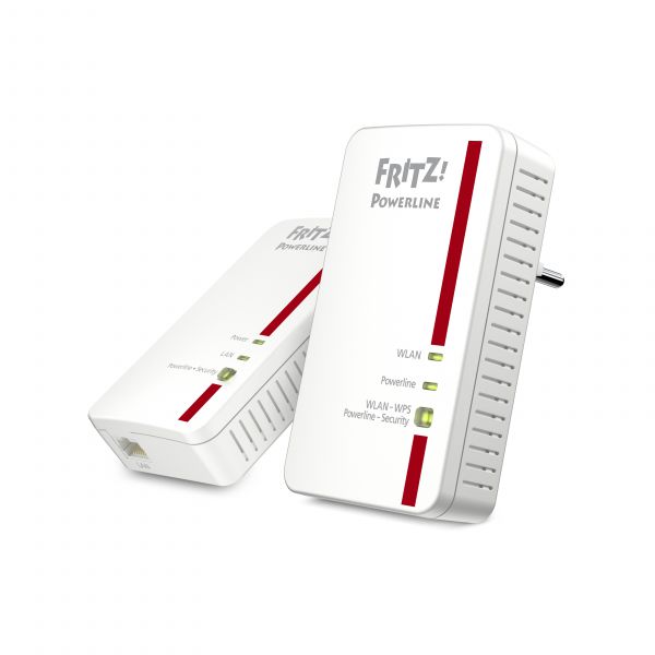 AVM FRITZ!Powerline 1240E WLAN 1200 Mbit/s Eingebauter Ethernet-Anschluss Weiß 1 Stück(e)