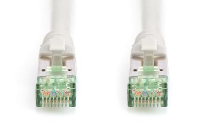 Digitus Netzwerk Kabel Kupfer CAT 8.1 S/FTP RJ45 St/St 1,00m grau