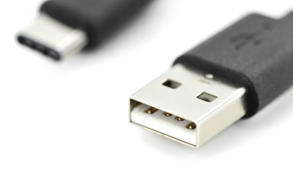 DIGITUS USB Type-C Anschlusskabel, Typ C auf A St/St, 1.8m