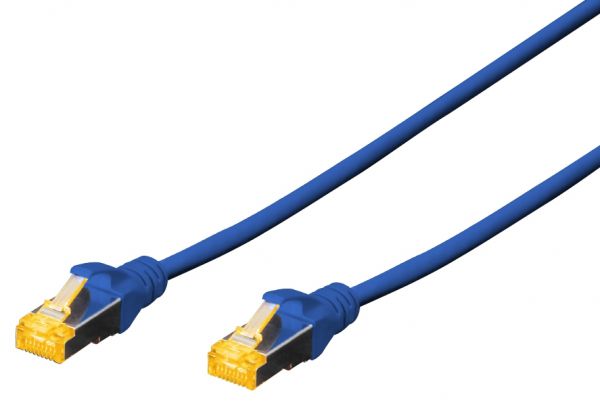 DIGITUS Patchkabel CAT 6A S-FTP, Länge 20 m, Farbe Blau
