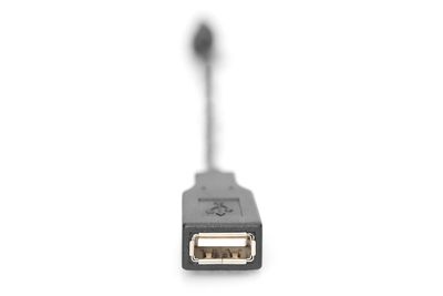 DIGITUS USB 2.0 Adapterkabel, OTG, Typ mini B - A St/Bu, 0,2m