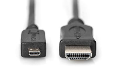 DIGITUS HDMI High Speed Anschlusskabel, Typ D - A St/St, 1.0m