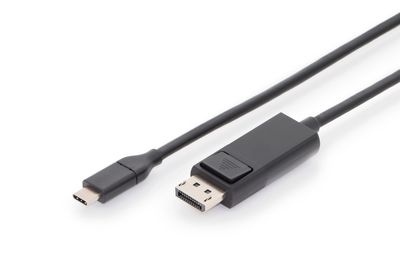 DIGITUS USB Type-C Adapterkabel, Type-C auf DP St/St, 2,0m