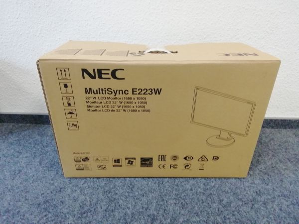 NEC MultiSync E223W black