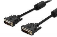 Vorschau: DIGITUS DVI Anschlusskabel, DVI(18+1), 2x Ferrit St/St, 5.0m