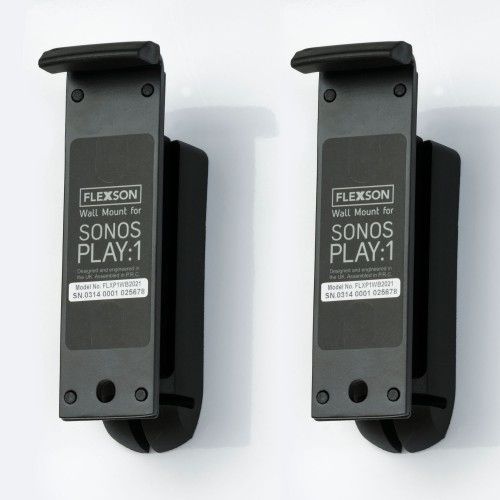 SONOS/Flexson Wandhalterung für ONE/ONE SL schwarz (paar)