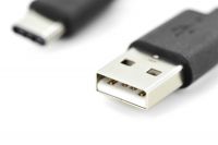 Vorschau: DIGITUS USB Type-C Anschlusskabel, Typ C auf A St/St, 1.8m