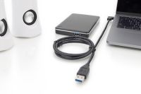 Vorschau: DIGITUS USB 3.1 Verbindungskabel, C 90ø gewinkelt auf A St/St, 1.0m