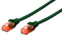 Vorschau: DIGITUS Patchkabel CAT 6 U-UTP, Länge 2 m, Farbe Grün