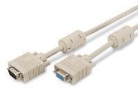 Vorschau: DIGITUS VGA Monitor Verlängerungskabel, HD15 St/Bu, 1.8m