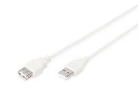 Vorschau: DIGITUS USB 2.0 Verlängerungskabel, Typ A St/Bu, 1.8m