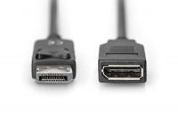 Vorschau: DIGITUS DisplayPort Verlängerungskabel, DP St/Bu,2.0m