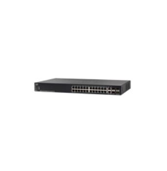 Cisco 550X Series SG550X-24P - Switch - L3 - managed - 24 x 10/100/1000 (PoE+) SG550X-24P-K9-EU