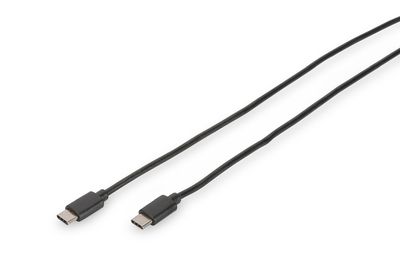 DIGITUS USB Type-C Verbindungskabel, Type-C - C St/St, 1.0m