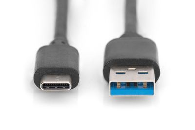 DIGITUS USB Type-C Verbindungskabel, Type-C - A St/St, 1.0m