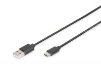 Vorschau: DIGITUS USB Type-C Anschlusskabel, Typ C auf A St/St, 1.8m