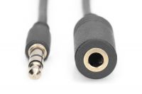 Vorschau: DIGITUS Audio Verlängerungskabel, stereo 3.5mm 2.50m, schwarz