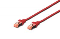 Vorschau: DIGITUS Patchkabel CAT 6 S-FTP, Länge 0,25 m, Farbe Rot