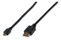 Vorschau: DIGITUS HDMI High Speed Anschlusskabel, Typ D - A St/St, 2.0m