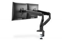 Vorschau: DIGITUS Universal Dual Monitorhalter mit Gasdruckfeder und Klemmbefestigung