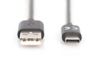 Vorschau: DIGITUS USB Type-C Anschlusskabelkabel, Type-C - A St/St, 1.8m
