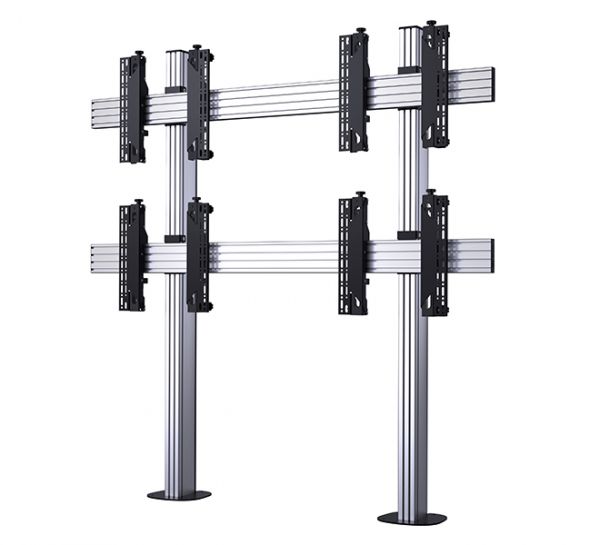 B-TECH VideoWall Stand BT8372-2x2/BS (Bodenverschraubt)