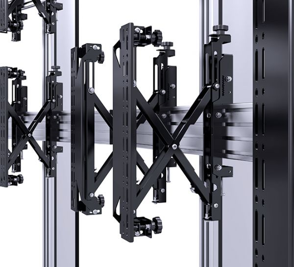 B-TECH VideoWall Stand BT8372-2x2/BS (Bodenverschraubt)