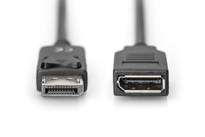 DIGITUS DisplayPort Verlängerungskabel, DP St/Bu,2.0m