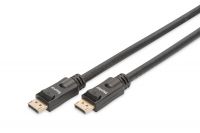 Vorschau: DIGITUS Displayport Verbindungskabel, DP, m/ amp St/St, 15.0m