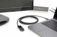 Vorschau: DIGITUS USB Type-C Adapterkabel, Type-C auf DP St/St, 2,0m