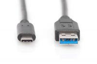 Vorschau: DIGITUS USB Type-C Verbindungskabel, Type-C - A St/St, 1.0m