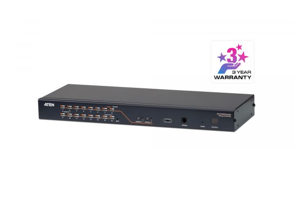 Aten KVM Switch 16Port RJ45 2User PS2 VGA USB KH2516A-AX-G