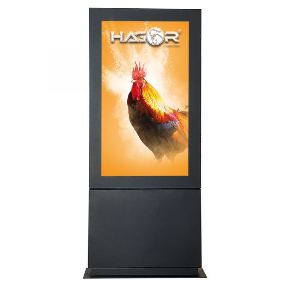HAGOR Outdoor Stele ScreenOut ECO Kiosk L (Heizung/Lüftung)