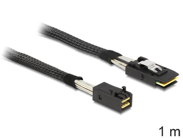 Server controller Kabel mini SAS HD (SFF-8643) auf mini SAS SFF-8087 (Delock) 1 Meter