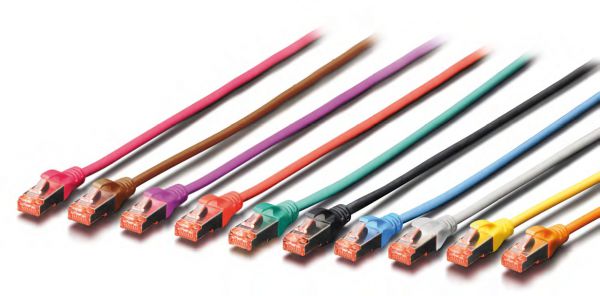 DIGITUS Patchkabel CAT 6 S-FTP, Länge 7 m, Farbe Gelb