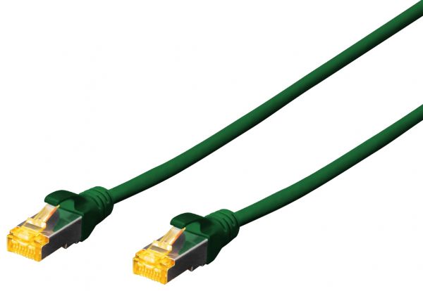 DIGITUS Patchkabel CAT 6A S-FTP, Länge 20 m, Farbe Grün