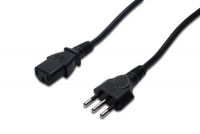 Vorschau: DIGITUS Netzanschlusskabel, Italien Stecker - C13 St/Bu, 1.8m