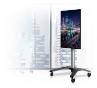 Vorschau: B-TECH Rollstand (VESA 600 x 400) - 1.7m BT8562/BS schwarz/silber